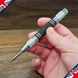 Automatic Centre Punch Spring Loaded Adjustable Tension for Wood Plastic & Metal - Picture 1 of 5