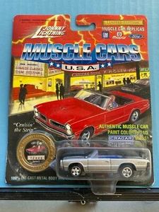 1/64 JOHNNY LIGHTNING MUSCLE CARS USA 1965 PONTIAC GTO CABRIO SILBER - Bild 1 von 2