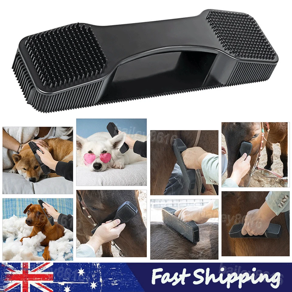 Horses Grooming Brush Pet Dogs Cats Deshedding Tool for Removing Tangled Hair - image 1 of 4