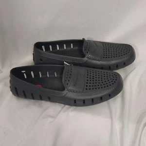 NWOB Floafers Mens Black Country Club Slip Ons Size 10 - Picture 1 of 10