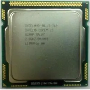 INTEL CORE i5-760 2.80GHz LGA 1156 8 MB SmartCache 95W TDP USED.SKU187702 - Picture 1 of 2