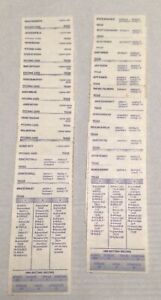 1990 Strat-O-Matic Baseball Texas Rangers Team 27 Player Cards OK Condition