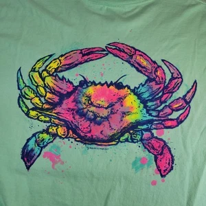 Comfort Colors Shirt Mens 2xl Blue Maryland Blue Crab Tee 100% Cotton - Picture 1 of 9