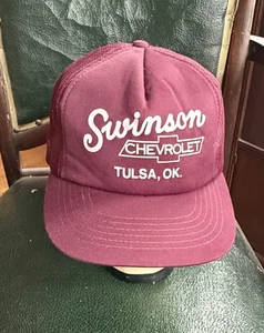 Vintage 70er / 80er Swinson Chevrolet Tulsa OK Trucker Snapback Cap / Mütze - Bild 1 von 4