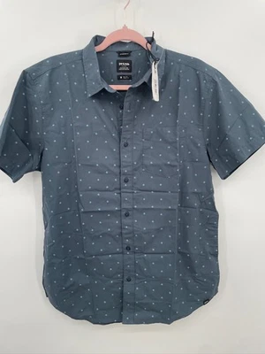 NWT Prana Tinline Shirt Men's M Short Sleeve Standard Fit Organic Cotton Blend - Image 1 of 4