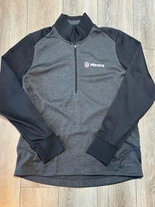 Camisa Nike Golf Para Mujer NFL Media Dri Fit 1/4 Cremallera X Grande Negra y Gris - Imagen 1 de 6