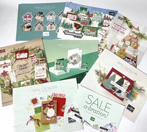 Lot of 8 Stampin Up Holiday Mini Catalogs Merry Christmas Handmade Holiday Ideas - Picture 1 of 4