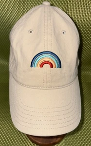 Mighty Fine Mütze Kappe Riemen hinten Damen beige Regenbogen - Bild 1 von 4