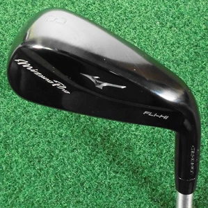 Exc. Mizuno Pro Fli-Hi 3 Iron, AeroTech SteelFiber HLS880 Steel F4 Stiff, Std. - Picture 1 of 6