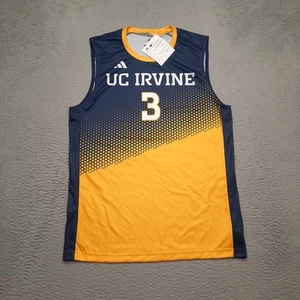 Adidas UC Irvine Volleyball Trikot blau gelb Herren Größe Large Shirt Cal NCAA - Bild 1 von 10