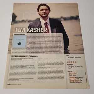 Tim Kasher 1 Page Article Clipping - Picture 1 of 2