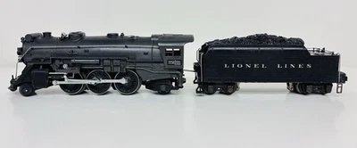 Lionel Prewar 225E Steam Locomotive w/ 2235W Whistle Tender Runs Lights Whistles - Image 1 of 4
