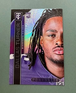2024 Panini Totally Certified Football Dallas Turner Portraits #17 Rookie RC - Picture 1 of 2