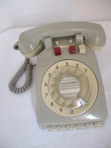 TELEFONO ANALOGICO vintage FACE STANDARD SIP ufficio INDUSTRIA grigio panna - Foto 1 di 11
