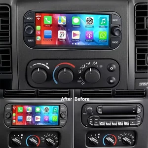 For 2002-2006 Dodge Jeep Wrangler Chrysler Car Stereo Radio Auto Android 2+32GB - Picture 1 of 24