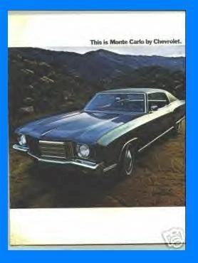 1970 Chevrolet Monte Carlo & S/S Original Sales Catalog - Image 1 of 1