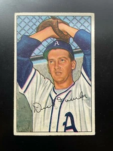 1952 Bowman Baseball #190 Dick Fowler - Picture 1 of 2
