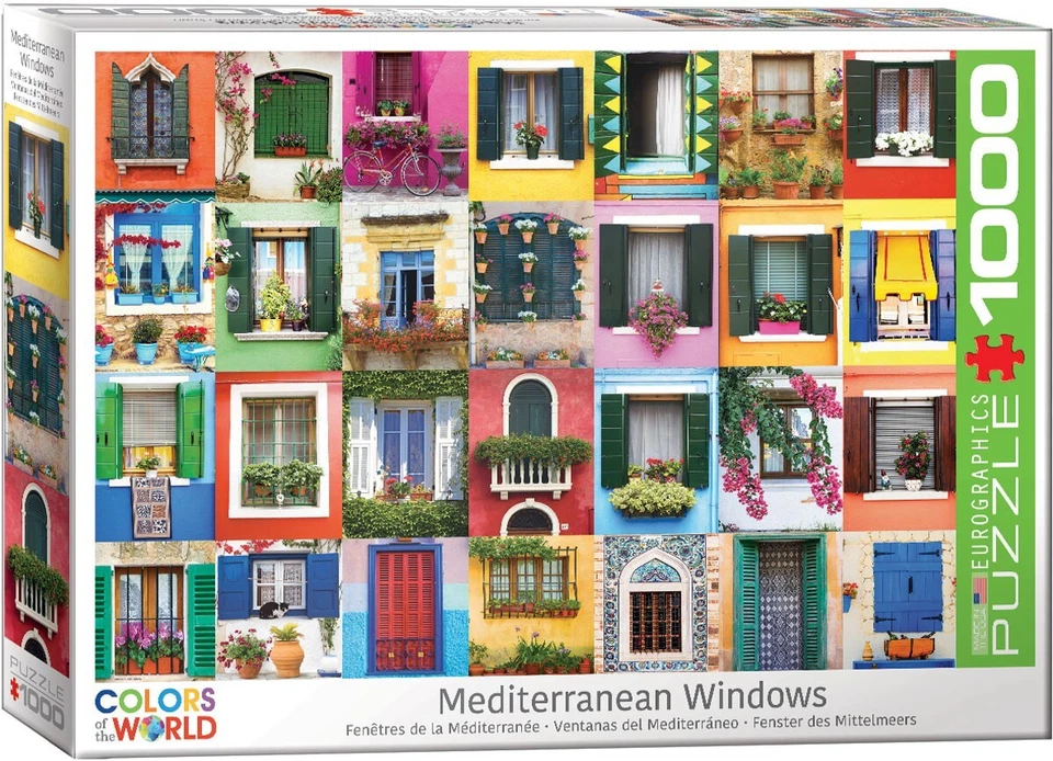 Eurographics Mediterranean Windows 1000 PC Puzzle . Fast