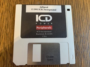 ICD POWER PERIPHERALS PROGRAM AMIGA COMPUTER 3.5" INCH FLOPPY(S) TESTED NR MINT - Picture 1 of 2