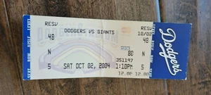 2004 Yankees @ Dodgers FULL TICKET FIRST REGULAR SEASON MEETING INTERLEAGUE 18.06. - Bild 1 von 1
