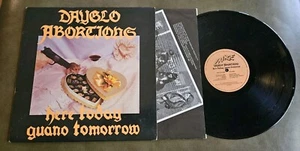 Dayglo Abortions Here Today Guano Tomorrow Vinyl 1988 Canada Punk EX/EX w/ Inner - Imagen 1 de 3