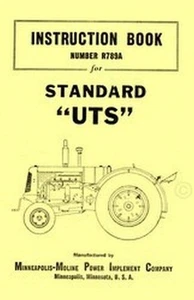 Manual de instrucciones estándar para operadores de tractor Minneapolis Moline UTS - Imagen 1 de 1