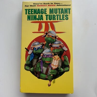Teenage Mutant Ninja Turtles III 3 VHS 1992 Good Condition! Fast Ship! - Image 1 of 4