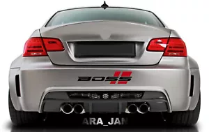 BOSS Decal Sticker Racing stripe Sport Turbo car bumper logo emblem performance - Foto 1 di 8