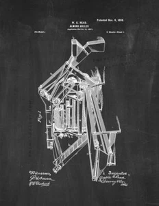 Mandelhüller Patentdruck Kreidetafel - Bild 1 von 3