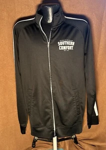 NICE! Southern Comfort Athletic Wear Jacket Gear Casual Black Full Zip Mens XL - Picture 1 of 5