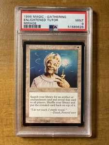 MTG✨ENLIGHTENED TUTOR ✨Mirage PSA 9 MINT UNCOMMON Instant Frazier Art LOW POP ! - Picture 1 of 2
