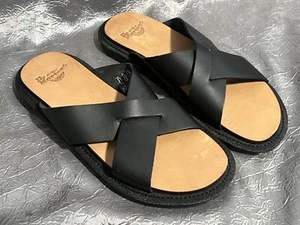Dr. Martens weiche flache Slippersandalen aus Leder in schwarz Herren Größe US 12 EU 46 - Bild 1 von 10
