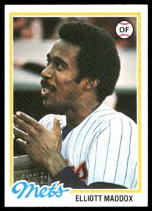 Topps #442 1978 Elliott Maddox casi nuevo o mejor - Imagen 1 de 2