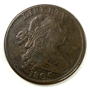 1805 Draped Bust Large Cent - Picture 1 of 2