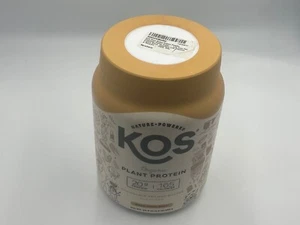 KOS Schokolade Erdnussbutter aromatisiertes organisches pflanzliches Proteinpulver 20,6 Unzen Exp2025 - Bild 1 von 4