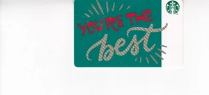 Starbucks-Karte 2018 ""Recycled Fall Ten You're The Best"" PIN COVER INTAKT - Bild 1 von 1