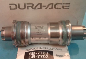 Shimano Dura Ace 70x118.5MM BB-7703 Sealed Cartridge NEW/NOS Bottom Bracket-NIB - Picture 1 of 5