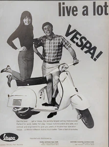 Vespa Motorroller Printanzeige 1967 - Bild 1 von 1