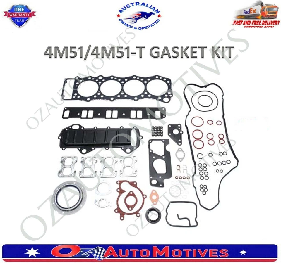 4M51 / 4M51-T DOHC 16v Gasket Kit Fits In Mitsubishi Fuso Canter FE FG Rosa BE - image 1 of 3
