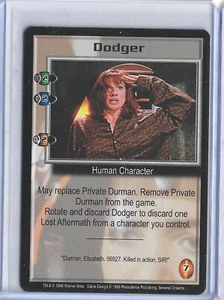 Scheda di espansione Babylon 5 CCG Promo DODGER Severed Dreams BDC - Foto 1 di 2