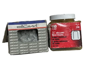 Gardner Bender 1/2" MS-150J Metallklammern + J-Kabel Clips 1,4 Pfund zusammen - Bild 1 von 3