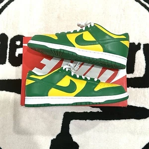 Nike Men's Dunk Low SP Brazil 2024 Size 11 Varsity Maize Pine Green | CU1727-700 - Picture 1 of 9