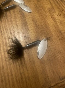 Worden's ROOSTER TAIL Inline Spinner 1/4 Oz Forelle/Barsch/Pfanne Fischköder schwarz/silber - Bild 1 von 9