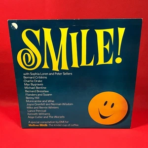 VARIOUS COMEDY Smile! 1979 UK vinyl LP Peter Sellers Benny Hill Kenneth Williams - Picture 1 of 4