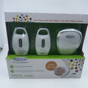 Graco Secure Coverage Baby Monitor Vibration 2 Parent Unit Tested - Picture 1 of 3