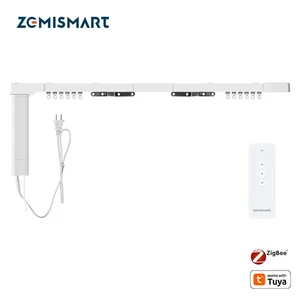 Zemismart Zigbee Electric Curtain Motor with Curtains Track 2.1m (82.6") - Picture 1 of 4