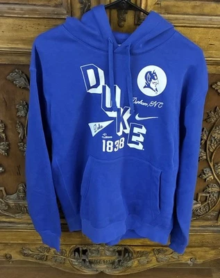 Sudadera con capucha para hombre Nike Duke Blue Devils talla mediana Foto 1 de 4