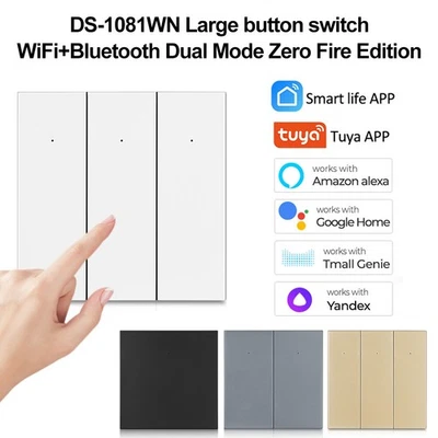 TUYA Smart Life WiFi Funk Lichtschalter Taster Wandschalter APP für Amazon Alexa - Bild 1 von 4