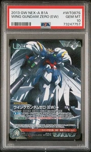 Gundam War Nex-A B1A Wing Gundam Zero EW Foil WTO87S PSA 10 GEM MINT - Bild 1 von 2