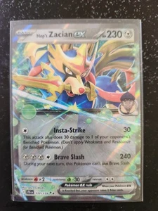 NM Hop's Zacian EX 111/159 Pokemon Journey Together TCG Card - Picture 1 of 4
